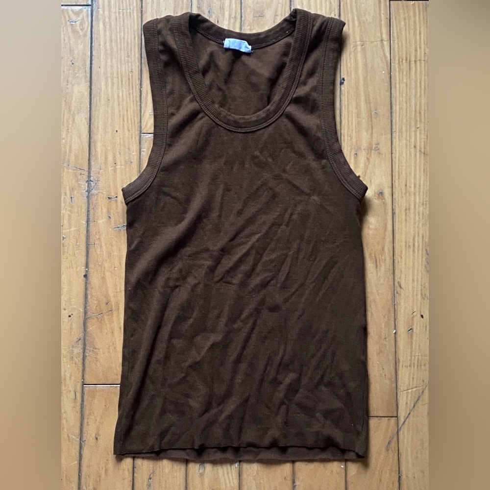 Brown tank from cotton on